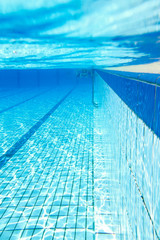 Obraz premium underwater pool