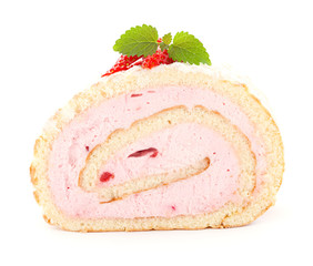 frische Biskuitrolle