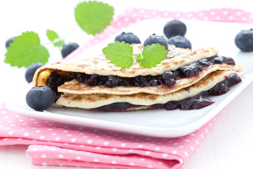 gefüllter Pfannkuchen