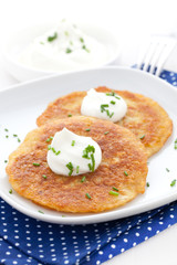 Kartoffelpuffer mit Sour Cream