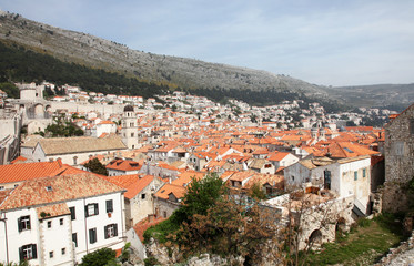 Fototapeta na wymiar View of Old City of Dubrovnik, Croatia