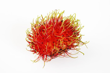 Naklejka premium rambutan shell