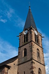 Fototapeta premium Eglise de Eckbolsheim en Alsace