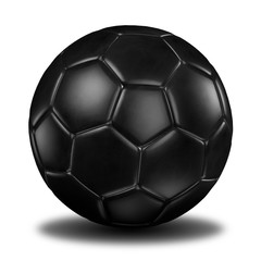 3d rendering of a football. ( Leather texture )