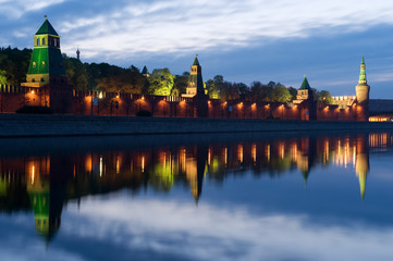 Fototapeta premium Moscow Kremlin in the morning