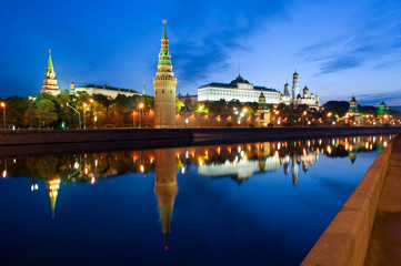 Obraz premium The Moscow Kremlin in the morning