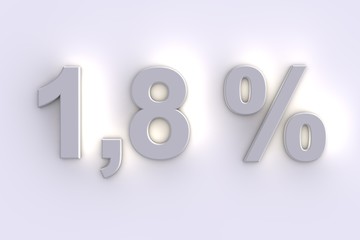 1,8 %