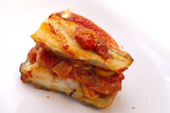 Filets de morue &agrave; la tomate