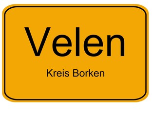 Ortseingangsschild Velen