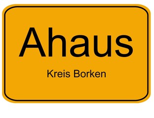 Ortseingangsschild Ahaus
