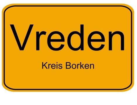 Ortseingangsschild Vreden