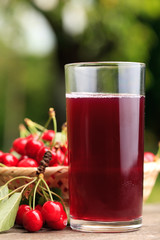 cherries in basket