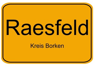 Ortseingangsschild Raesfeld