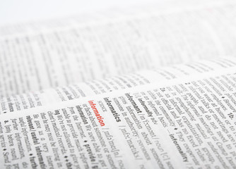 Fototapeta premium dictionary page