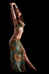 attraktive orientalische Tänzerin