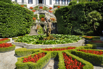 Garden on Lake Como Italy