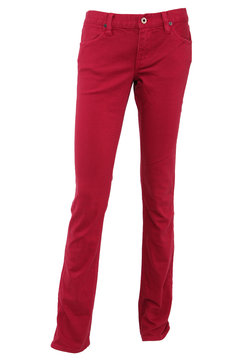 Red female trousers