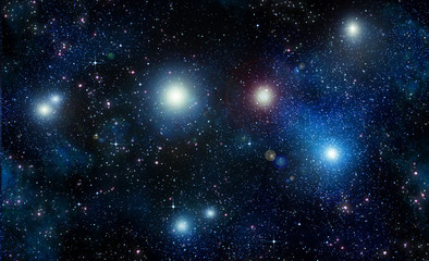 Fototapeta na wymiar gwiazdy w przestrzeni lub nocnego nieba