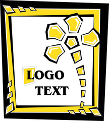 логотип-цветок-рамка-открытка