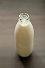 Milk Bottle close up