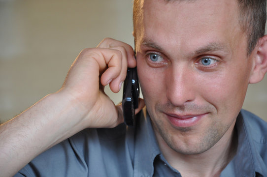Bisnessman with phone