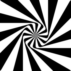 Illusion, schwarz weiß Muster
