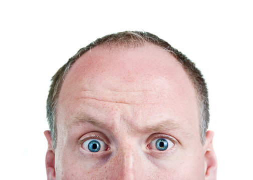 Surprised young man
