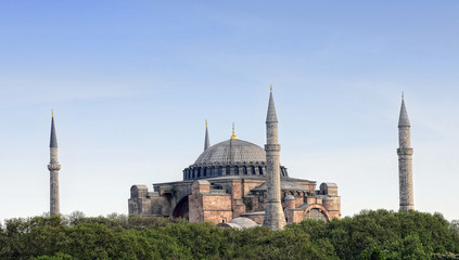 Fototapeta na wymiar Hagia Sophia, Stambuł, Turcja