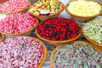 candy sweets colorful shop varied jelly