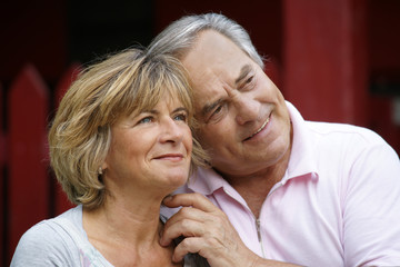 Glückliches älteres Paar