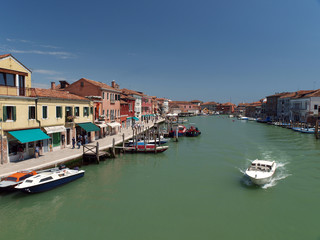 Fototapeta premium View of Canal Grande di Murano, Venice, Italy