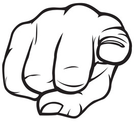 Hand pointing