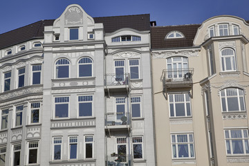 Jugendstilgebäude in Kiel, Deutschland