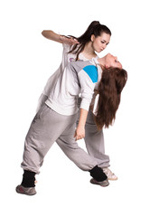 the two hip-hop dancer