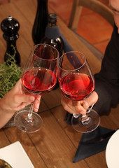 cheers - clink glasses