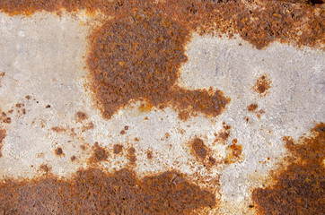 grunge and rusted tin background