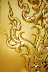 The traditional Thai style wood