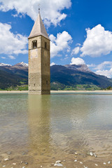 Kirchturm im Reschensee