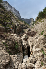 mountain tourist