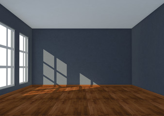 Interno vuoto con finestra