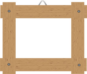 Wooden frame