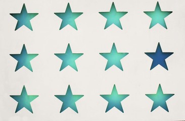 Obraz premium blue stars