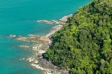 tropical island coastline, ang thong, thailand