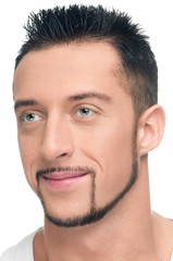 Obraz premium Young handsome man face