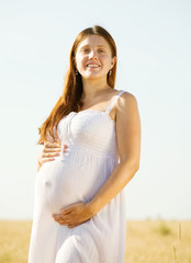 Portrait of  pregnant woman