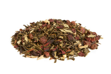 Green tea with dried fruits