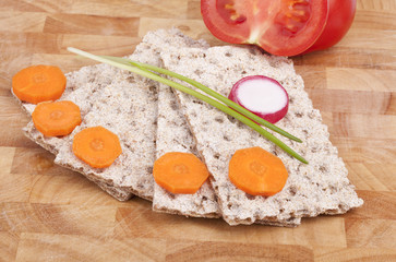 concept image for vegetarian and diet food