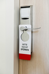 Bitte nicht st&ouml;ren