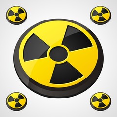 Radiation Round Sign