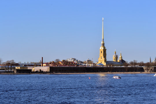 St.Peter and Paul Fortress in St.Petersburg, Russia